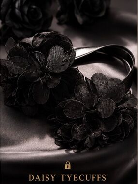 Black Floral Hair Clips